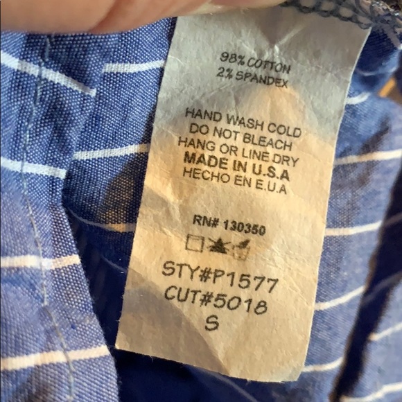 Peppermint Blue Striped Romper - Picture 6 of 7